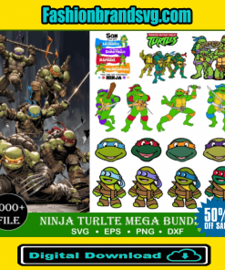 1000+ Ninja Turtles Bundle Svg