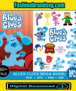 50+ Blues Clues Bundle Svg