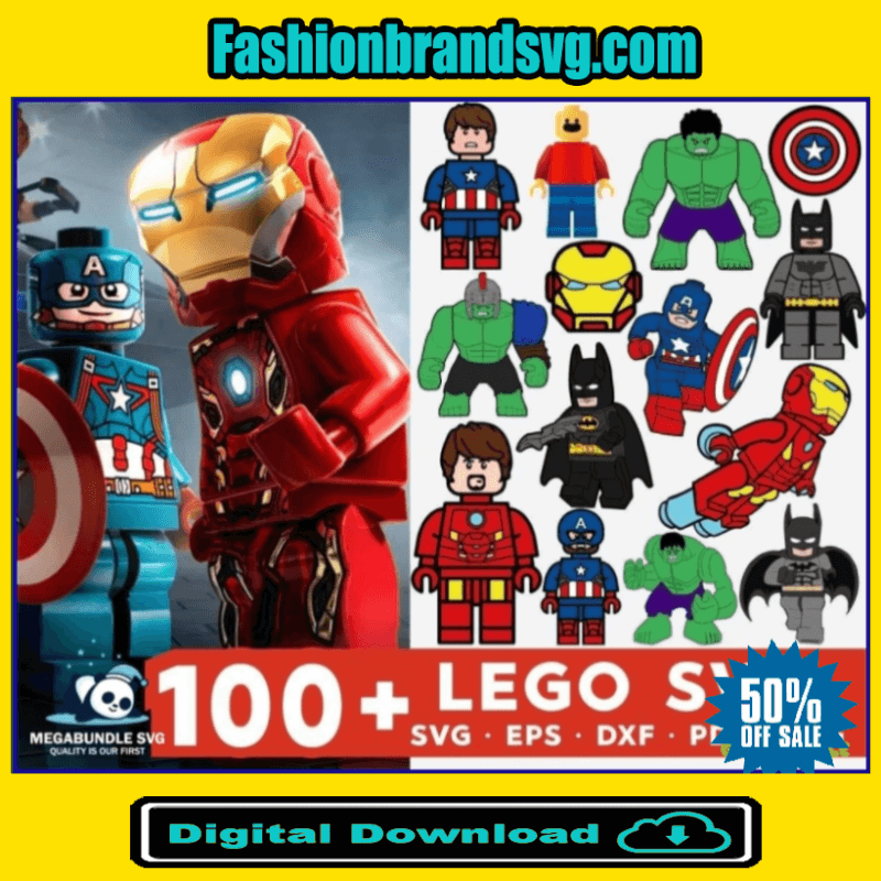 100+ Lego Bundle Svg