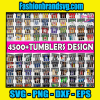 4500+ Tumblers Designs Png