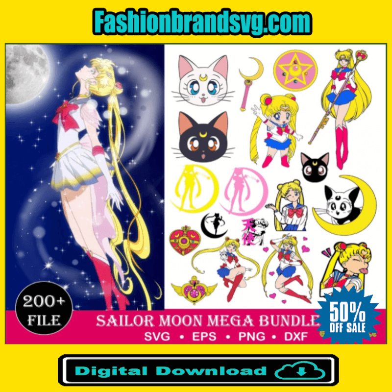 200+ Sailor Moon Bundle