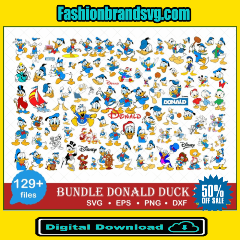 Donald Duck Svg Bundle