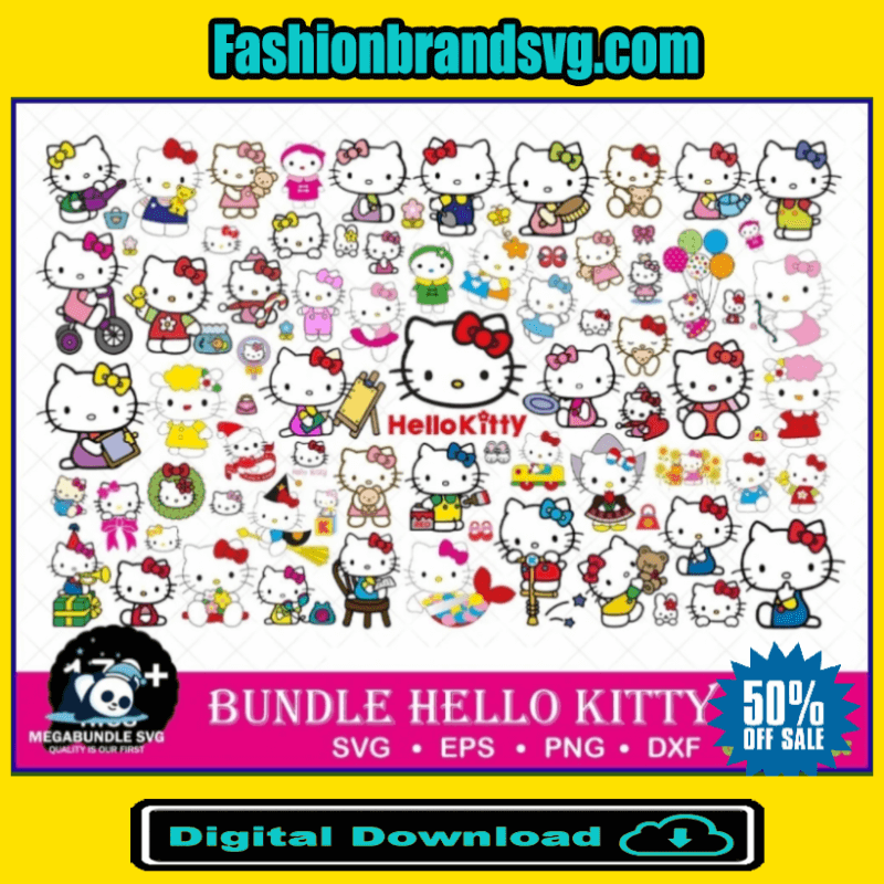 Hello Kitty Svg Bundle
