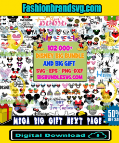 102.000+ Disney Designs Bundle