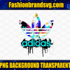 Color Dripping Adidas Logo
