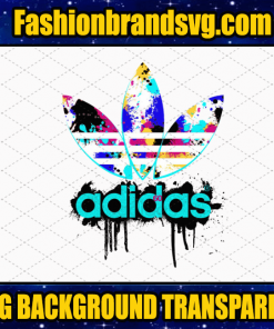 Color Dripping Adidas Logo