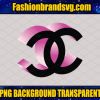 Pink Shape Chanel Logo Png