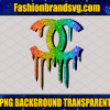 Dripping Color Chanel Logos