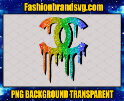 Dripping Color Chanel Logos