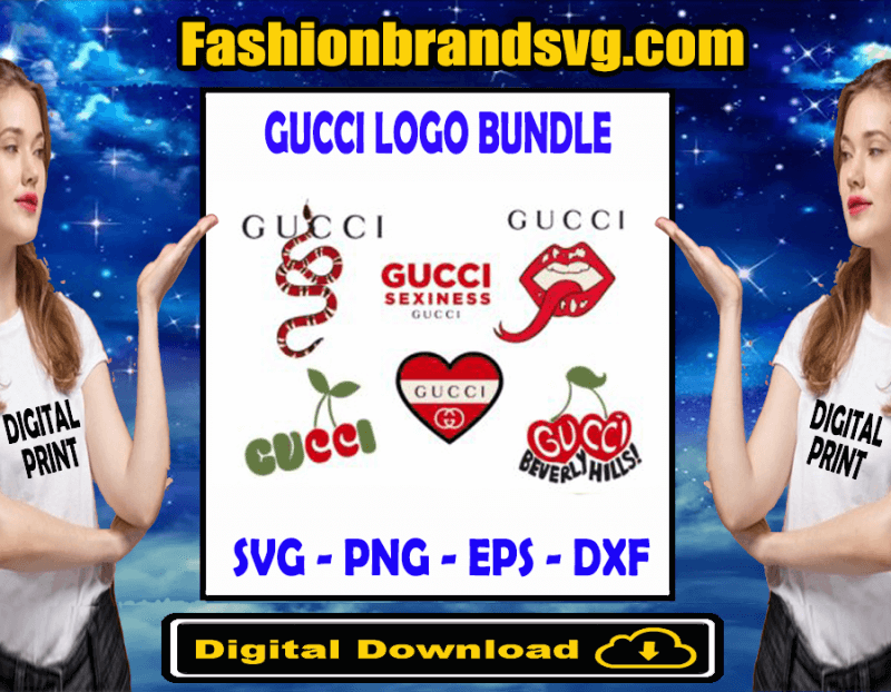 Gucci Logos Svg Bundle