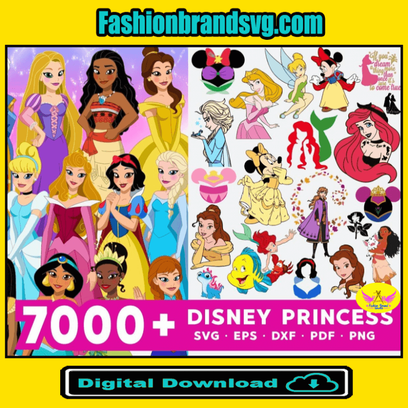7000+ Disney Princess Svg