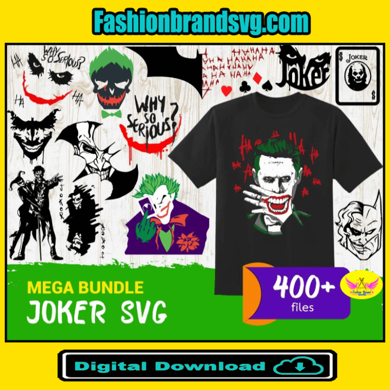 400+ Joker Svg Bundle