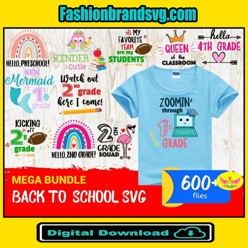 Back To School Bundle, Back To School Svg, School Svg, Kids Svg