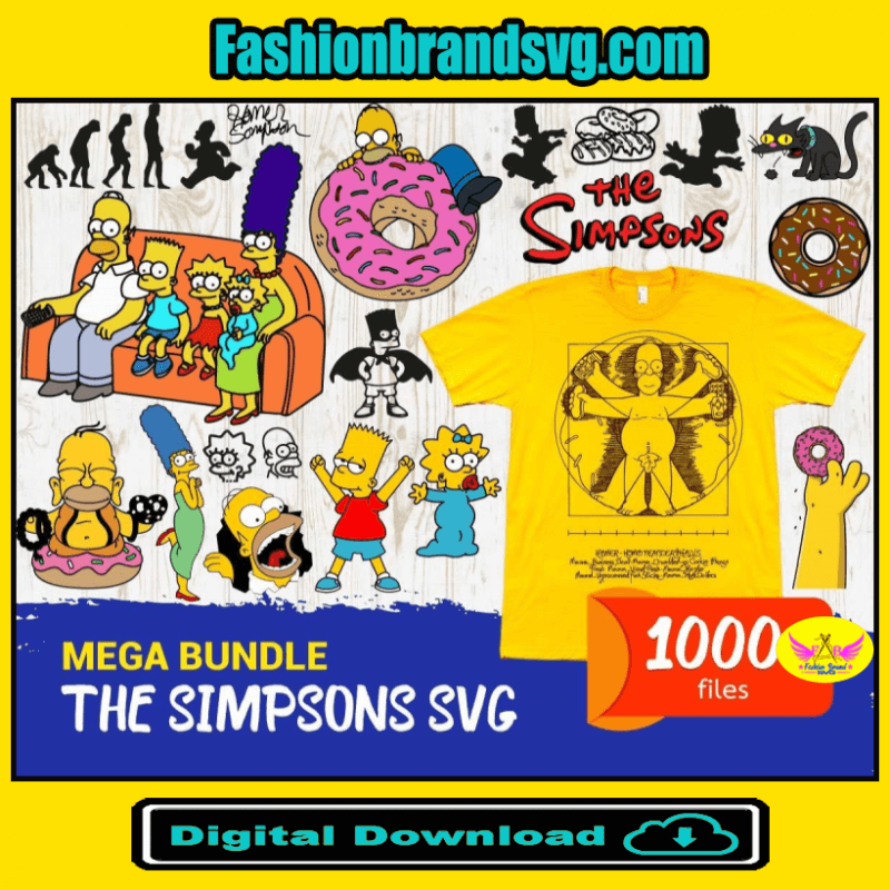 1000+ Simpsons Bundle Svg
