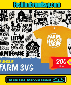 200+ Farm Bundle Svg