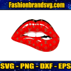 LV Lips Logo Svg