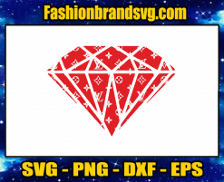 LV Red Diamond Svg