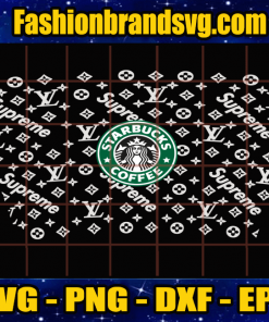 Starbuck Pattern LV Svg
