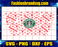 Starbuck Cup Pattern Svg
