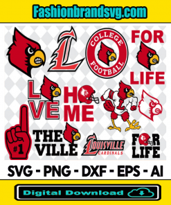 Louisville Cardinals Bundle Svg