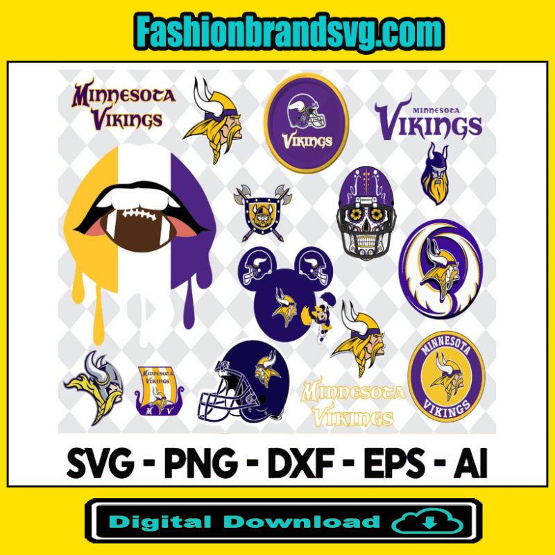 Minnesota Vikings Bundle Svg