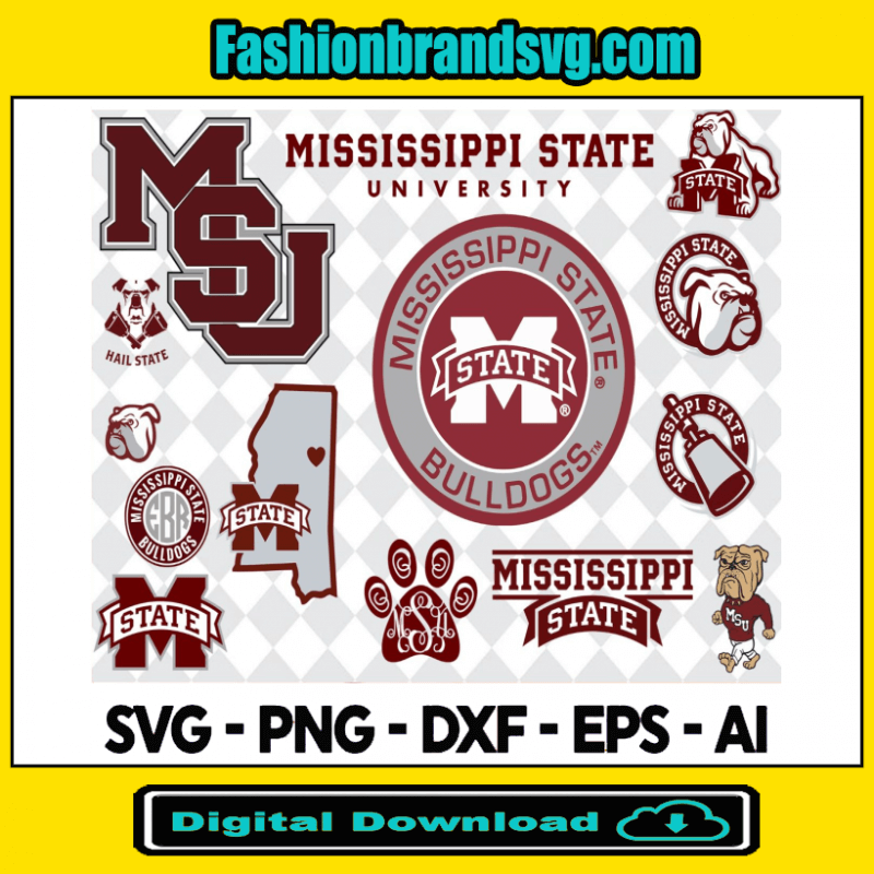 Mississippi State Bulldogs Svg