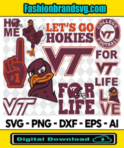 Virginia Tech Hokies Svg