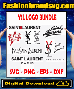 YSL Logo Bundles Svg
