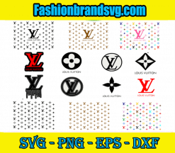 LV Logo Pattern Svg