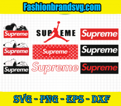 Supreme Logo Bundle Svg