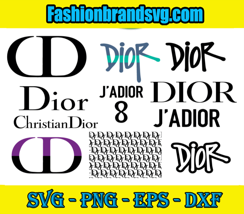 Dior Logo Bundle Svg, Fashion Brand Svg, Famous Logo Svg, 42