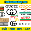 Bundle Gucci Logos Svg