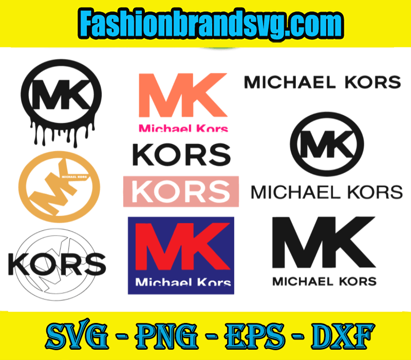 Michael Kors Logo Bundle, Fashion Brand Svg, Famous Logo Svg, 51