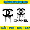Dripping Chanel Logo Svg