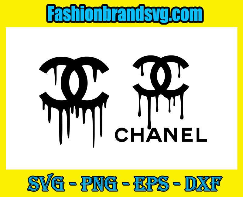 Dripping Chanel Logo Svg, Brand Logo Svg, Logos Bundle Svg, 9