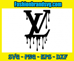 Dripping LV Logo Svg