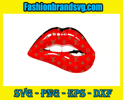 LV Red Lips Logo