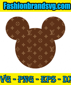 LV Mickey Logo Svg