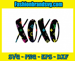 XOXO LV Pattern Svg