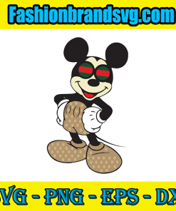 Gucci Mickey Mouse Svg