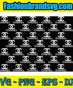 Chanel Logos Pattern Svg