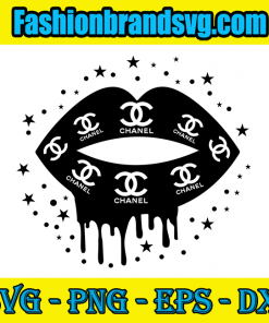 Chanel Lips Logo Svg