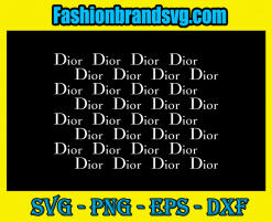 Dior Logo Pattern Svg