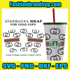 Starbucks Cups Wrap Svg