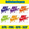 Nike Dripping Colored Logo