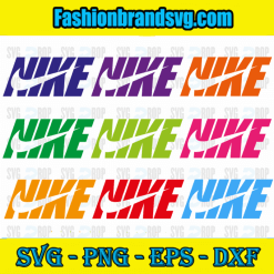 Color Nike Logo Bundle