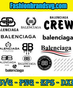 Balenciaga Logos Svg Bundle