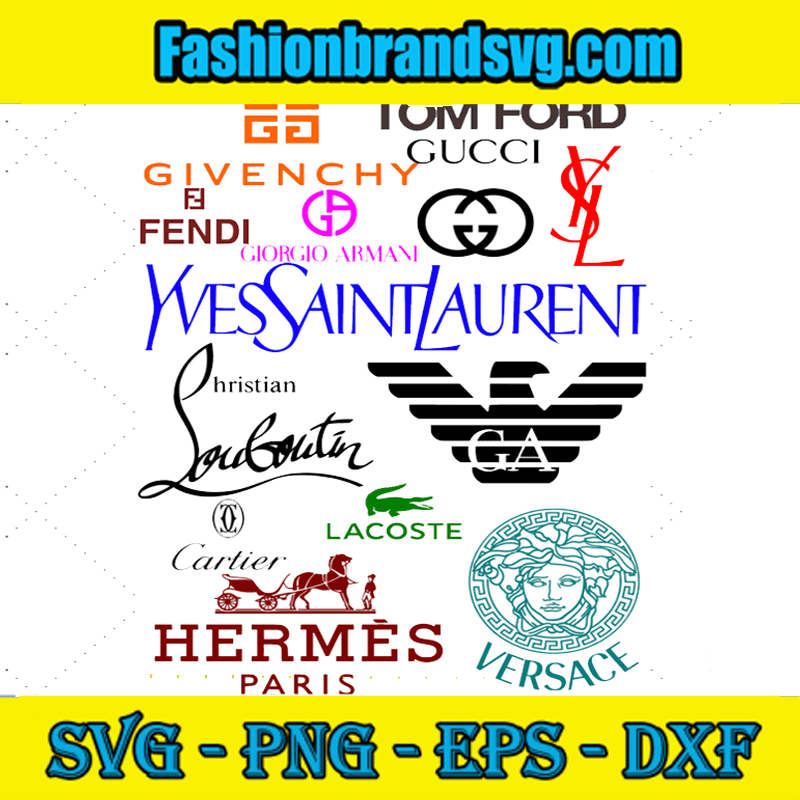 Fashion Brand Logo Svg, Logo Svg, Famous Logo Svg