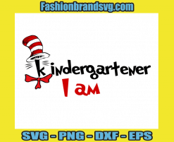 Kindergartener I Am Svg