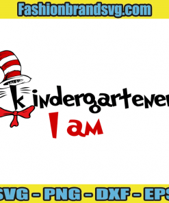 Kindergartener I Am Svg